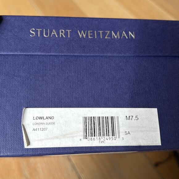 Stuart Weitzman Lowland Suede OTK Boots Grey Size 7.5 - Picture 9 of 9